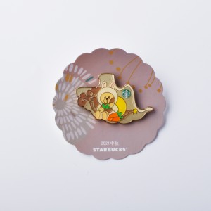 Přizpůsobenénapodobování smaltovaných komiksových obrázků Odznak Logo, vzorek zdarma, vhodný pro sběr, Gold Metal odznak, špendlík, měkká smalt