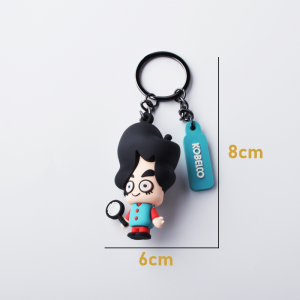 Přizpůsobené propagační PVC PVC Factory Price Metal Keychains Car Letter Food 3d Printing Free Design zdarma