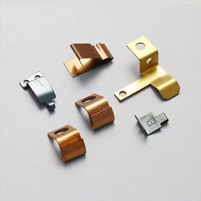 OEM zakázkové kovové lisovací díly Měď Ocel Elektrický elektrický elektronický kontakt