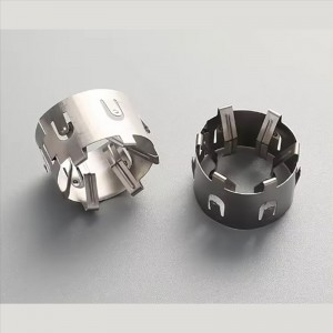 Služby zakázkové výroby Černé práškové lakování Lisování hliníku Ohýbání Děrování Tvarovací díly pro golfový vozík