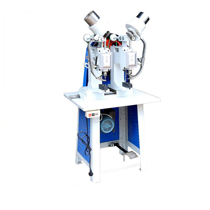 JR-D100 Semi-Automatická dvojitá-Head Eyelet Machine