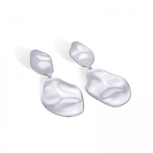 Hongde 14K pozlacené stříbro 925 Slza Prohlášení Visacínáušnice