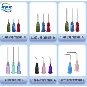 Plastová základna Nerezová dávkovací jehla