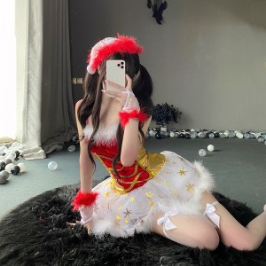 Nový - Styl vánoční kostýmy plus - Styly velikosti pro Evropu a Ameriku. Vhodné pro vánoční večírky, Club DS Stage Performance Wear 101 Cena:$89,99