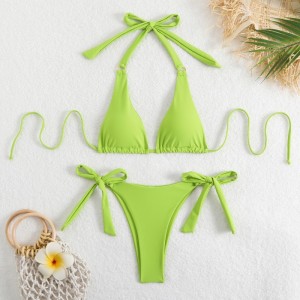 Nové 2025 Evropské a americké-Styl BIKINIS CHISION. Tři-kusnových plavek pro ženy, k dispozici ve více barvách. Dva-kus plavky s sexy designem QT25017 Cena:$79,99