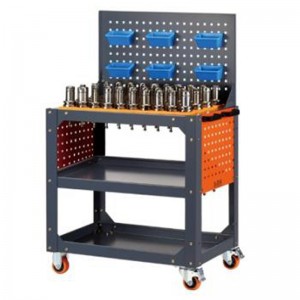 Šedý šéf lavičkana stolní vozík