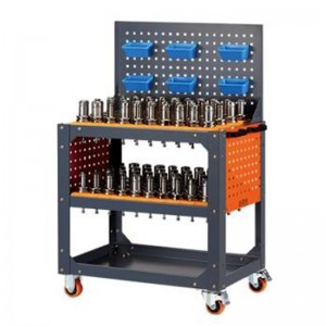 Šedý šéf lavičkana stolní vozík