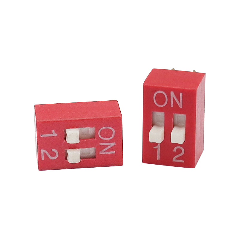 DIP Switch XZ-DSE-02RGA, přepínač 2p Dip pro moduly přijímání signálu v oblasti automobilového automatizace