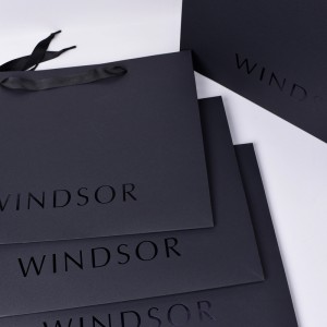 Noir luxusní papírový sáček