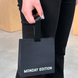 Noir luxe přenášející taška