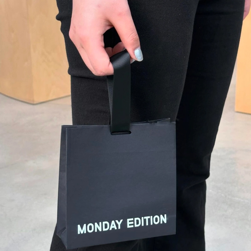 Noir luxe přenášející taška