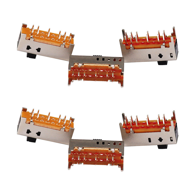 Slide Switch SS25D01 Double-Řádek 12-Posuvný spínač s elektronickým produktem mikro svislý posuv