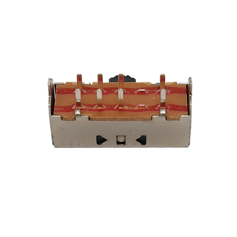 Sníhovací přepínač SK23H01 Small Bipolar Three-Pozice dva-Řádek osm-Pin vodorovná strana-Vytáhněte přepínač 2p3t Slide