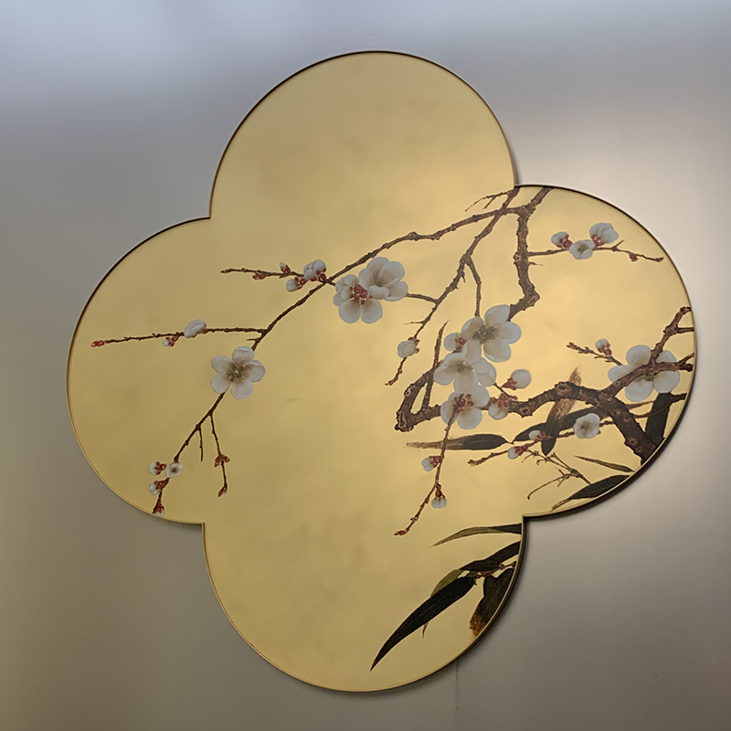 Zotye znerezové oceli zlaté zlaté elektrické čínské-Styl vzorovaný dekorativní předměty znerezové oceli